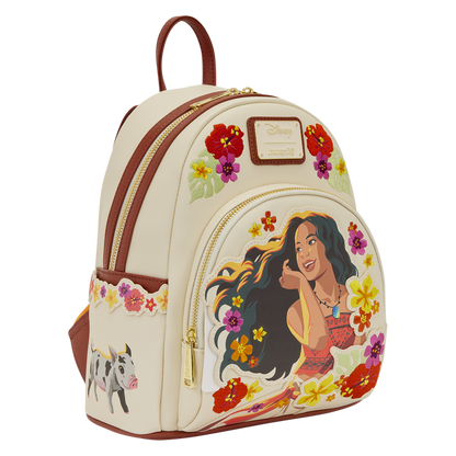 Loungefly - Disney Moana Live Action Floral Mini Backpack