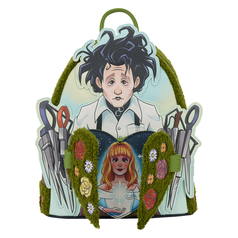 Loungefly Edward Scissorhands Sherpa Mini Backpack