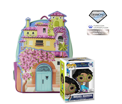 Loungefly Encanto Casa Madrigal Mini Backpack & Mirabel Diamond Pop! Bundle (LE 4000)