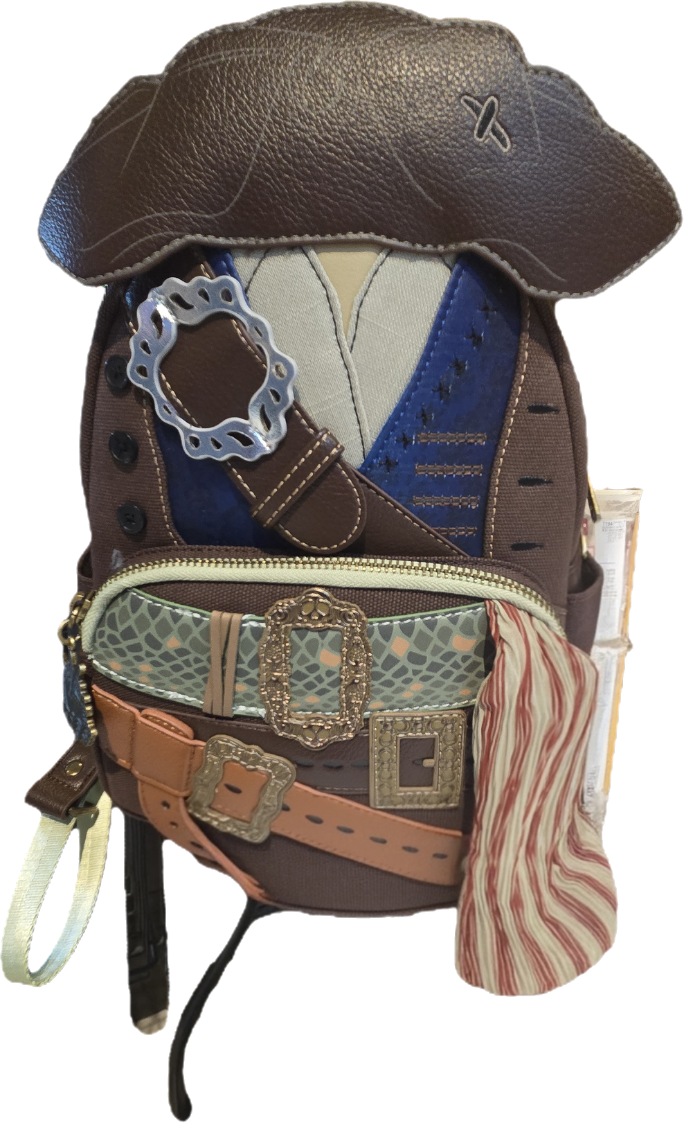 Loungefly Pirates of the Caribbean Jack Sparrow Cosplay Mini-Backpack