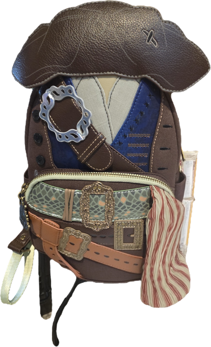 Loungefly Pirates of the Caribbean Jack Sparrow Cosplay Mini-Backpack