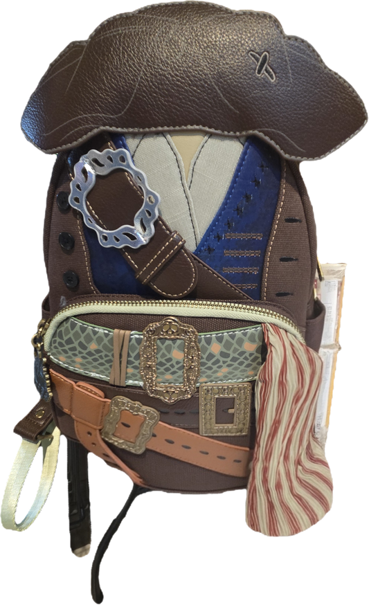 Loungefly Pirates of the Caribbean Jack Sparrow Cosplay Mini-Backpack