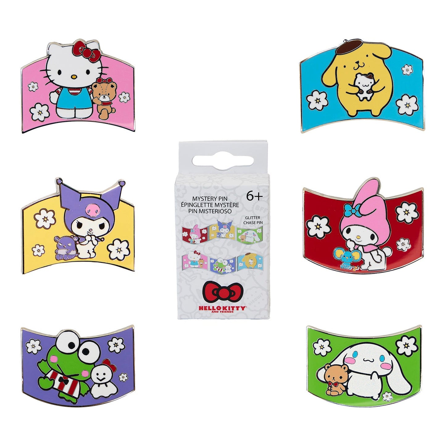 Loungefly Sanrio Hello Kitty and Friends Color Block Mystery Box Pin (Styles May Vary)