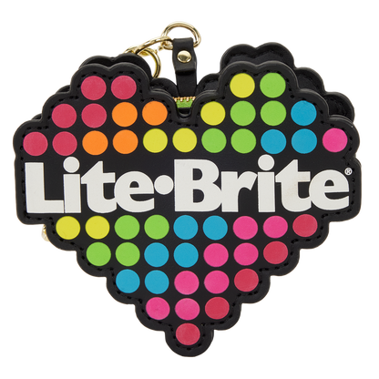 Loungefly Hasbro Lite-Brite Lenticular Glow Crossbody Bag with Coin Bag