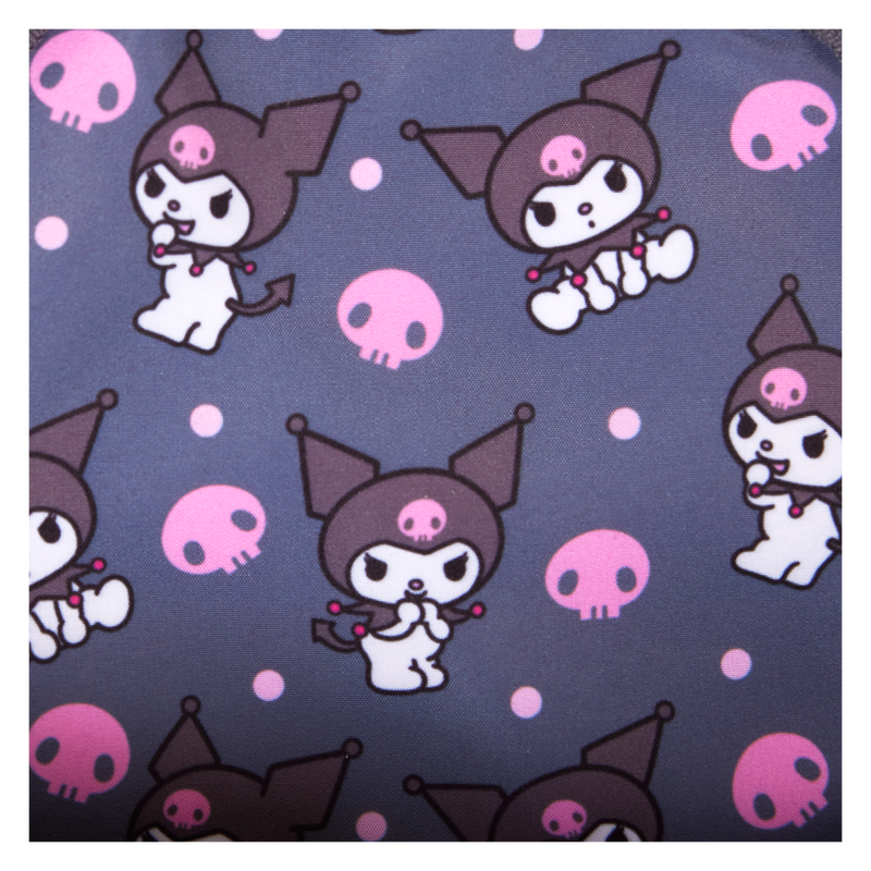 Loungefly Sanrio Kuromi Monochrome Cosplay Convertible Mini Backpack & Crossbody Bag
