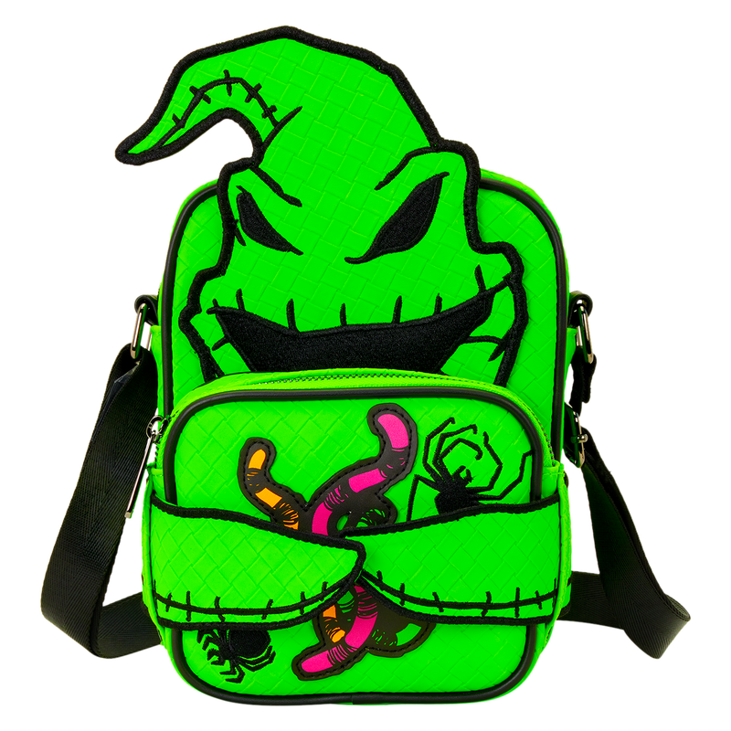 Loungefly The Nightmare Before Christmas Oogie Boogie Glow Crossbuddies® Cosplay Crossbody Bag with Coin Bag