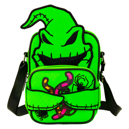 Loungefly The Nightmare Before Christmas Oogie Boogie Glow Crossbuddies® Cosplay Crossbody Bag with Coin Bag