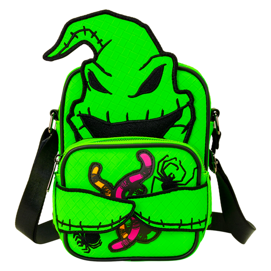 Loungefly The Nightmare Before Christmas Oogie Boogie Glow Crossbuddies® Cosplay Crossbody Bag with Coin Bag