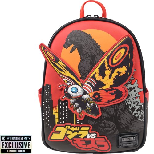 Loungefly Godzilla vs. Mothra Midsize Backpack - Entertainment Earth Exclusive