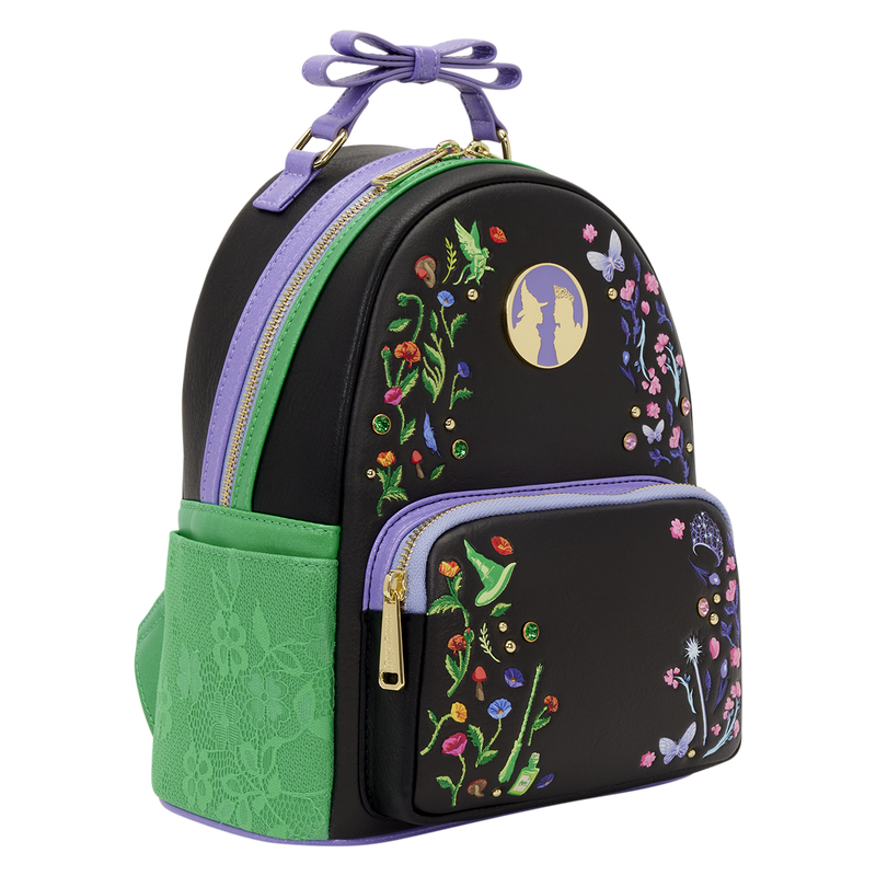 Loungefly - Wicked Glinda & Elphaba Floral & Lace Mini Backpack