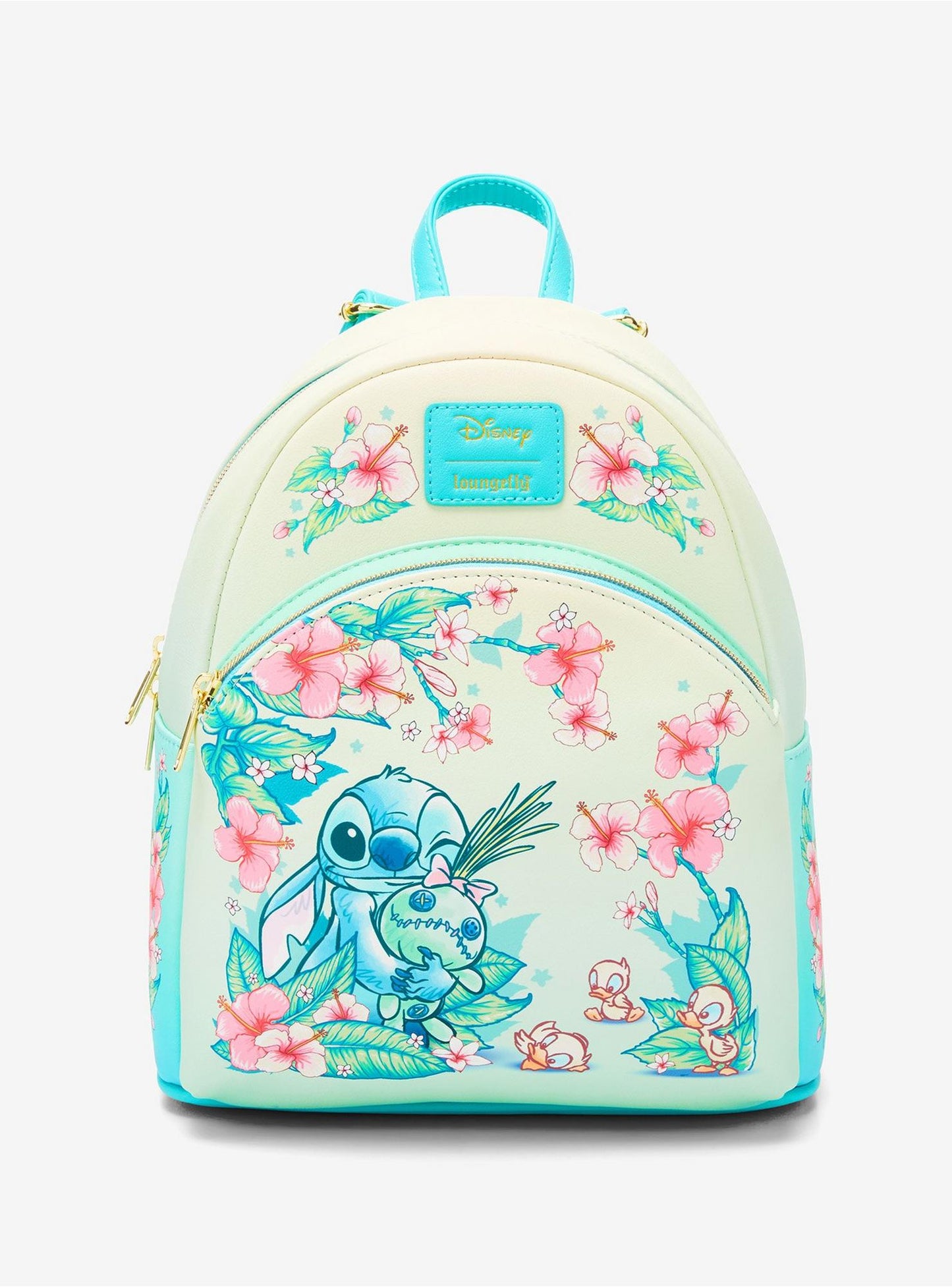 Loungefly Disney Stitch Floral Mini Backpack