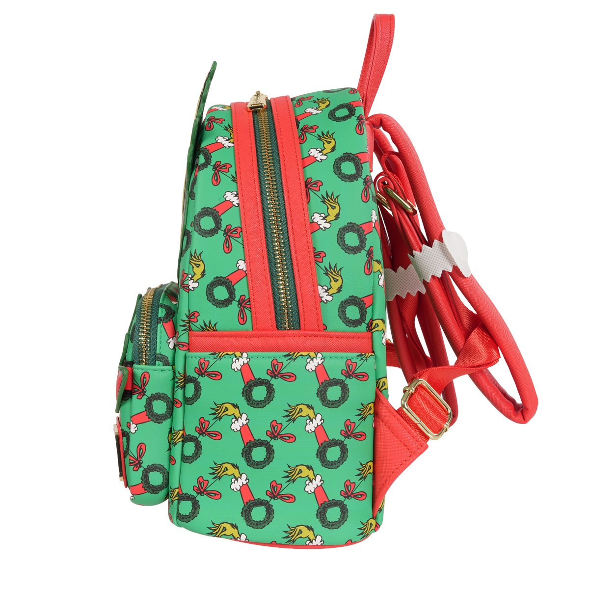 Loungefly How the Grinch Stole Christmas Grinch Christmas Present Mini-Backpack - Entertainment Earth Exclusive