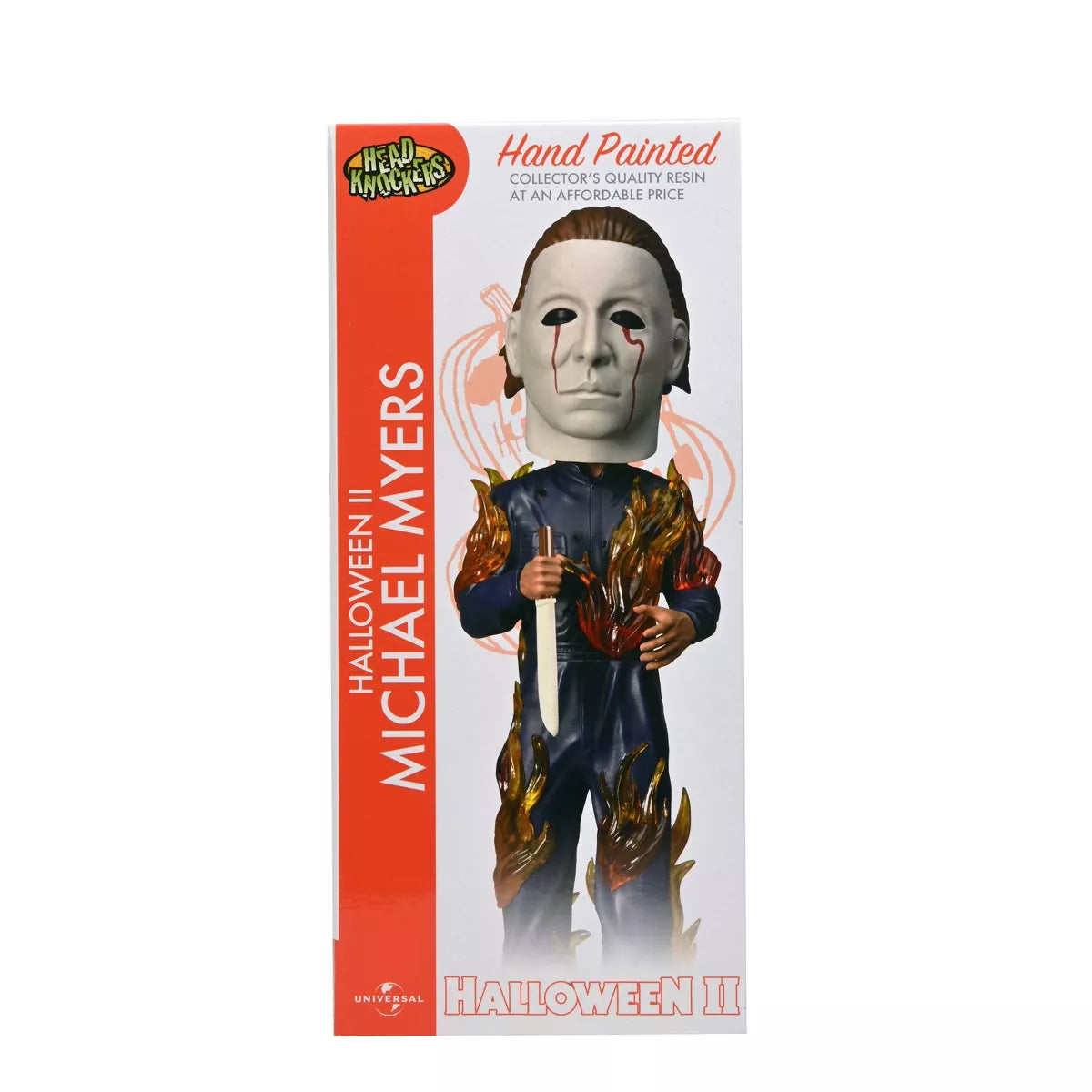 Halloween 2 (1981): Michael Myers On Fire, Head Knocker - NECA