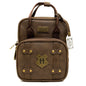 Buckle-Down The Wizarding World of Harry Potter Bag, Cross Body, Harry Potter Hogwarts School of Witchcraft and Wizardry Brown, Vegan Leather
