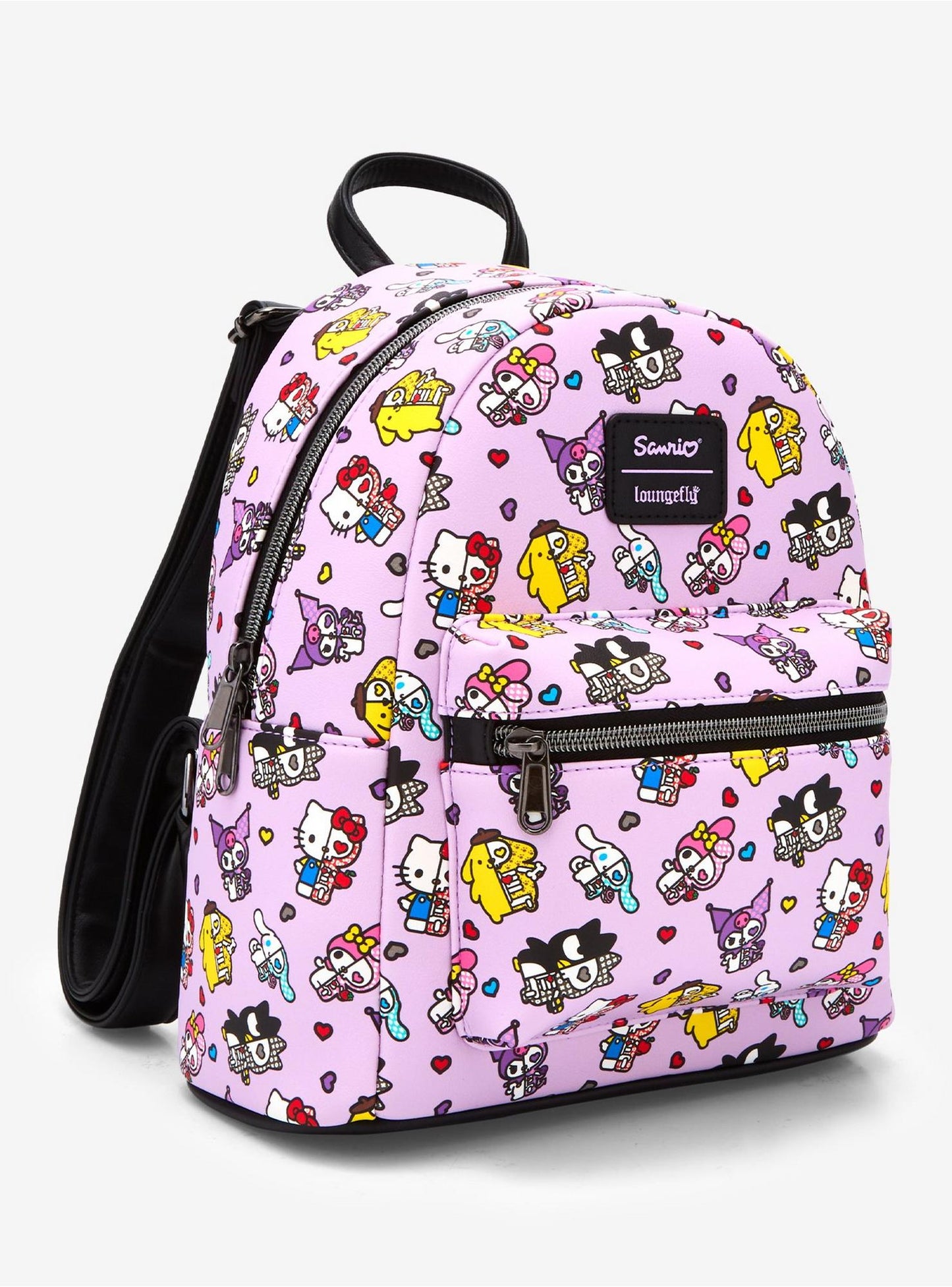 Loungefly Hello Kitty And Friends Half Skeleton Mini Backpack