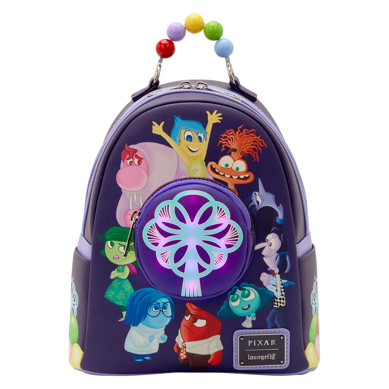 Loungefly Pixar Inside Out 2 Light-Up Mini Backpack