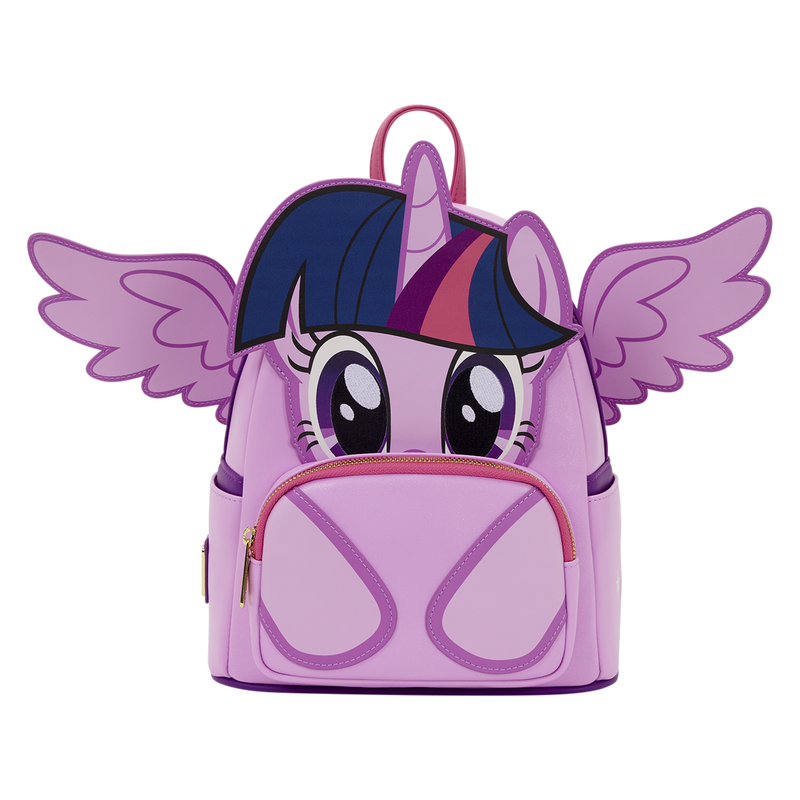 Loungefly My Little Pony Twilight Sparkle Cosplay Glitter Mini Backpack