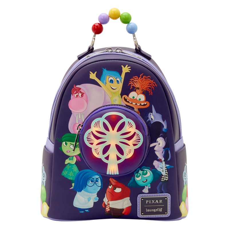 Loungefly Pixar Inside Out 2 Light-Up Mini Backpack