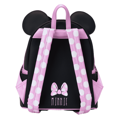 Loungefly Disney
Minnie Mouse Floral Rock The Dots Mini Backpack