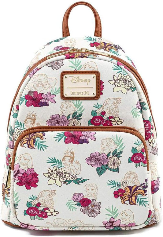 Loungefly Disney Princesses Floral Print Mini Backpack