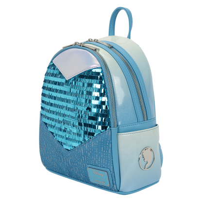 Loungefly Disney
Frozen Princess Elsa Glitter Sequin Cosplay Mini Backpack
