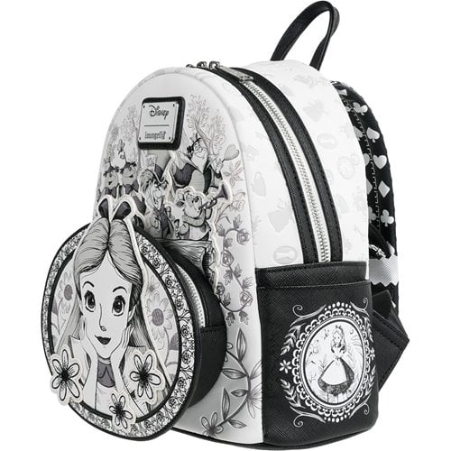 Loungefly Alice in Wonderland Sketch Mini-Backpack - Entertainment Earth Exclusive