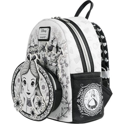 Loungefly Alice in Wonderland Sketch Mini-Backpack - Entertainment Earth Exclusive