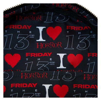 Loungefly - I Heart Horror Friday The 13th Mini Backpack