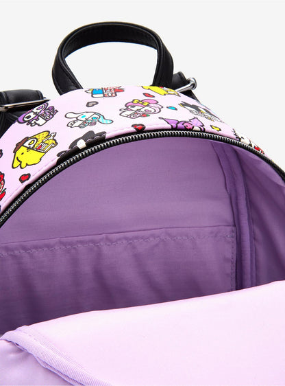 Loungefly Hello Kitty And Friends Half Skeleton Mini Backpack