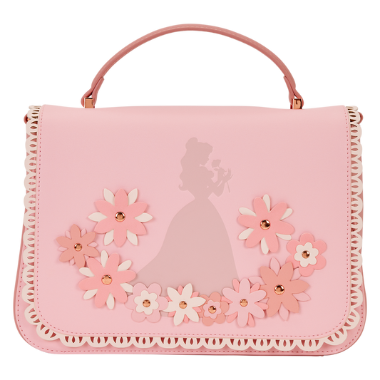 Loungefly - Disney Princess Belle Floral Lace Crossbody Bag
