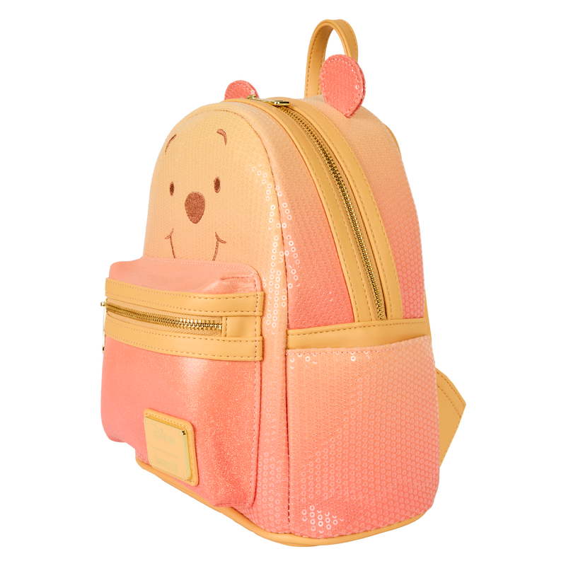 Loungefly Disney Winnie the Pooh Cosplay Sequin & Glitter Mini Backpack