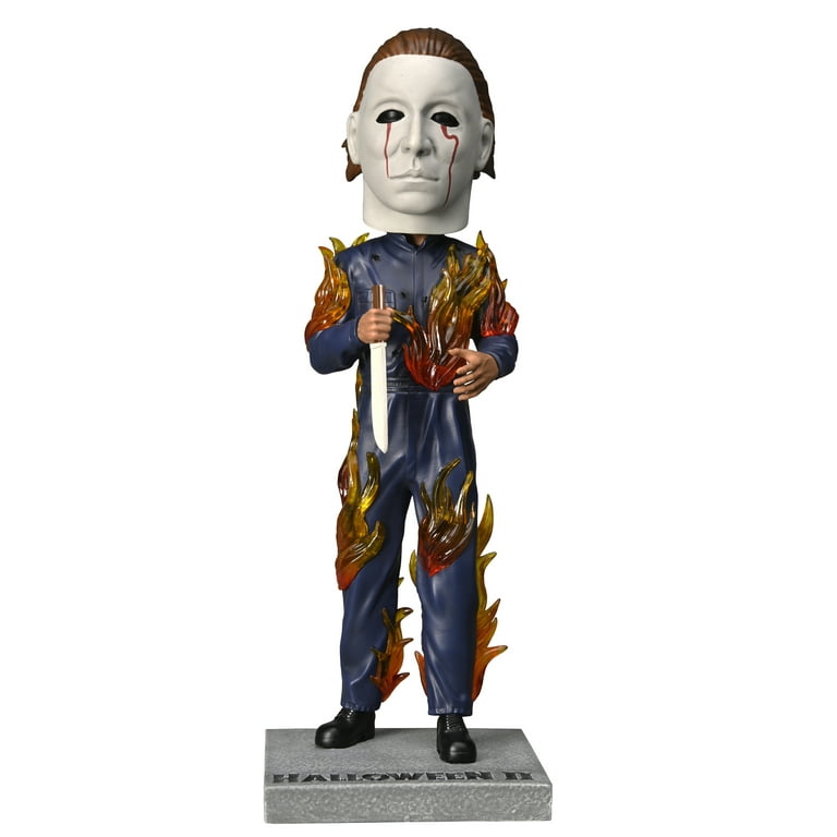 Halloween 2 (1981): Michael Myers On Fire, Head Knocker - NECA