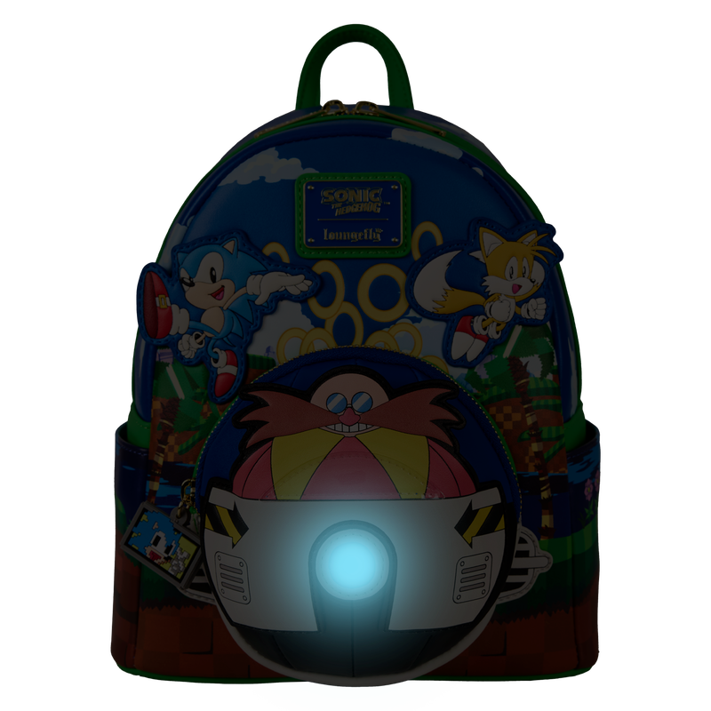 Sonic The Hedgehog Light Up Mini Backpack