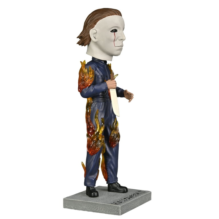 Halloween 2 (1981): Michael Myers On Fire, Head Knocker - NECA