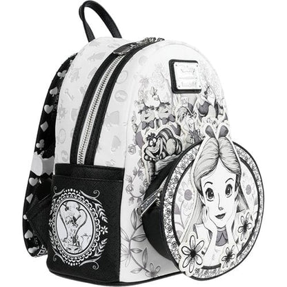 Loungefly Alice in Wonderland Sketch Mini-Backpack - Entertainment Earth Exclusive