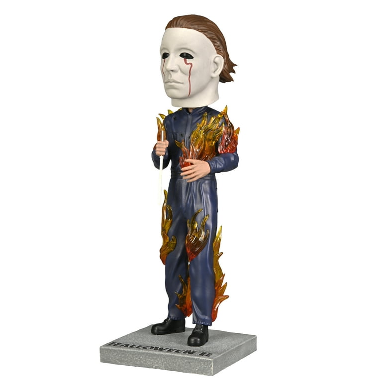 Halloween 2 (1981): Michael Myers On Fire, Head Knocker - NECA