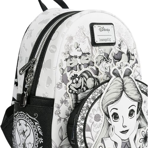 Loungefly Alice in Wonderland Sketch Mini-Backpack - Entertainment Earth Exclusive