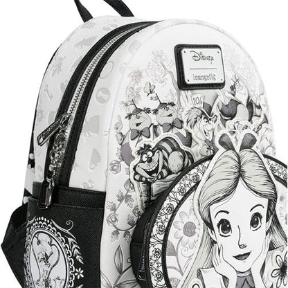 Loungefly Alice in Wonderland Sketch Mini-Backpack - Entertainment Earth Exclusive