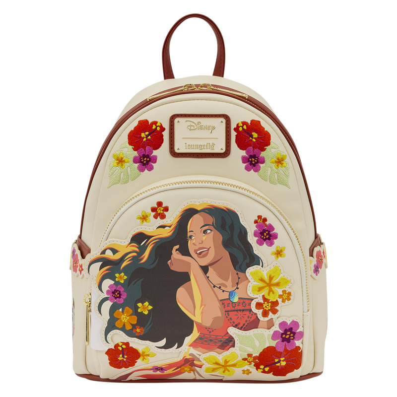 Loungefly - Disney Moana Live Action Floral Mini Backpack