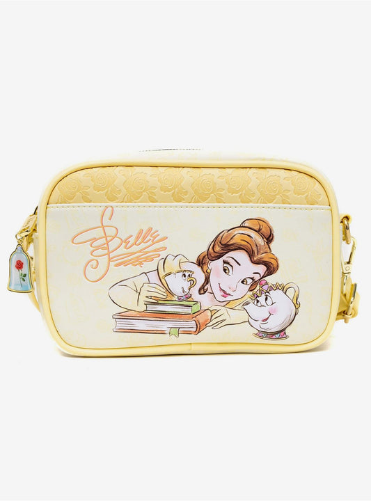 Buckle-Down Disney Beauty and the Beast Belle Mrs. Potts Chip Crossbody Bag