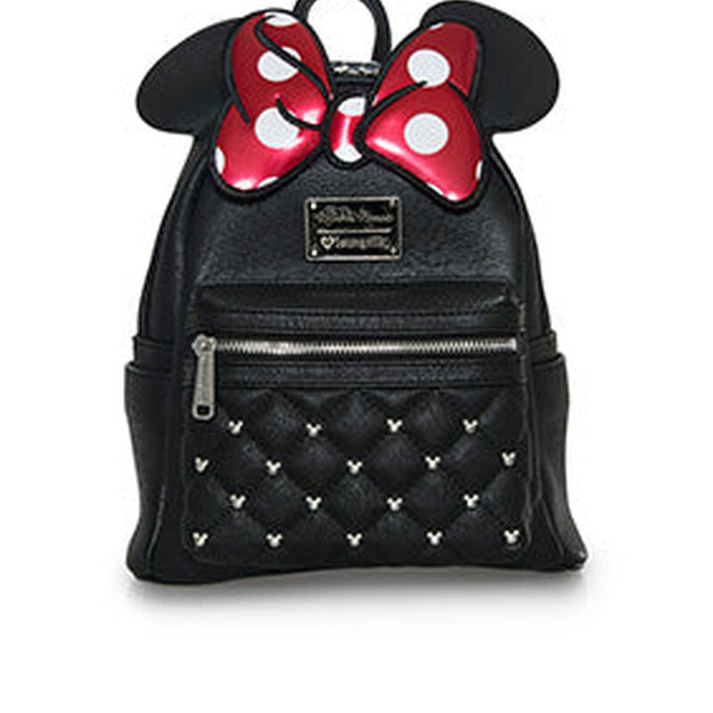 Loungefly Disney
Minnie Mouse Classic Bow Quilted Texture Ear Mini Backpack