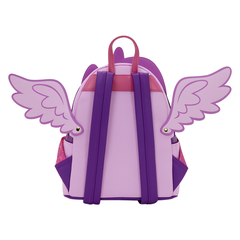 Loungefly My Little Pony Twilight Sparkle Cosplay Glitter Mini Backpack