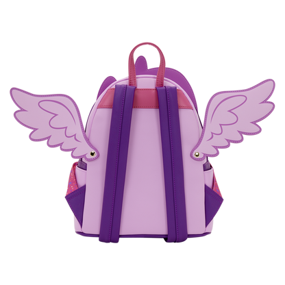 Loungefly My Little Pony Twilight Sparkle Cosplay Glitter Mini Backpack