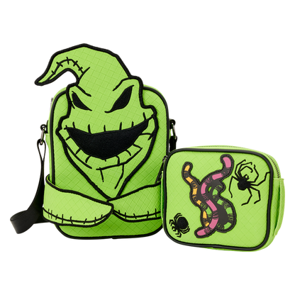 Loungefly The Nightmare Before Christmas Oogie Boogie Glow Crossbuddies® Cosplay Crossbody Bag with Coin Bag