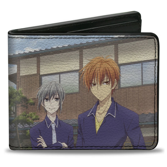 Bi-Fold Wallet - Fruits Basket Tohru Yuki and Kyo NewType Magazine June 2019 Outdoor Pose