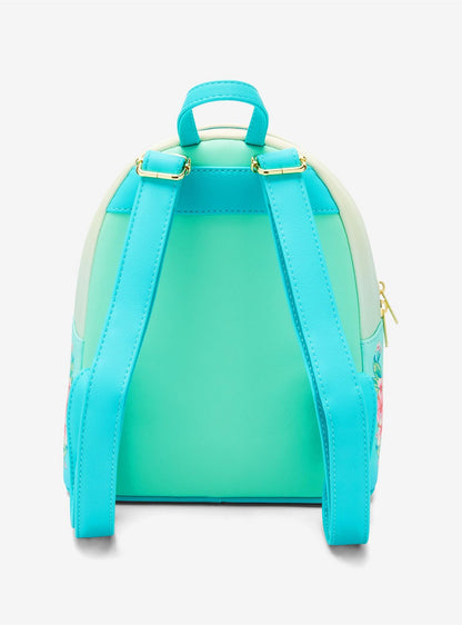 Loungefly Disney Stitch Floral Mini Backpack