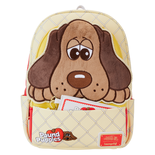 Loungefly Pound Puppies 40th Anniversary Plush Mini Backpack with Card Holder
