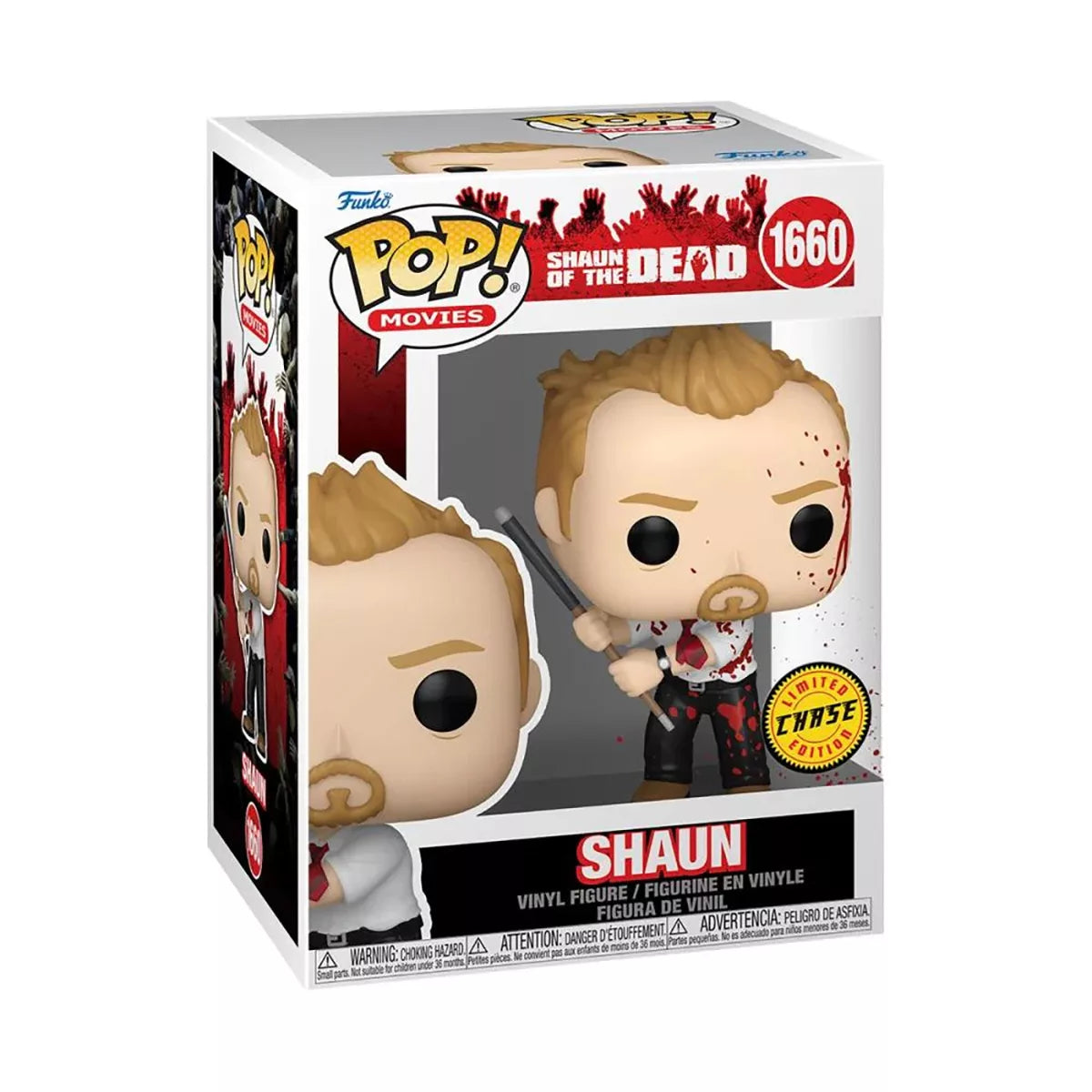 Funko Pop! Shaun of The Dead: Shaun #1660 - Chase