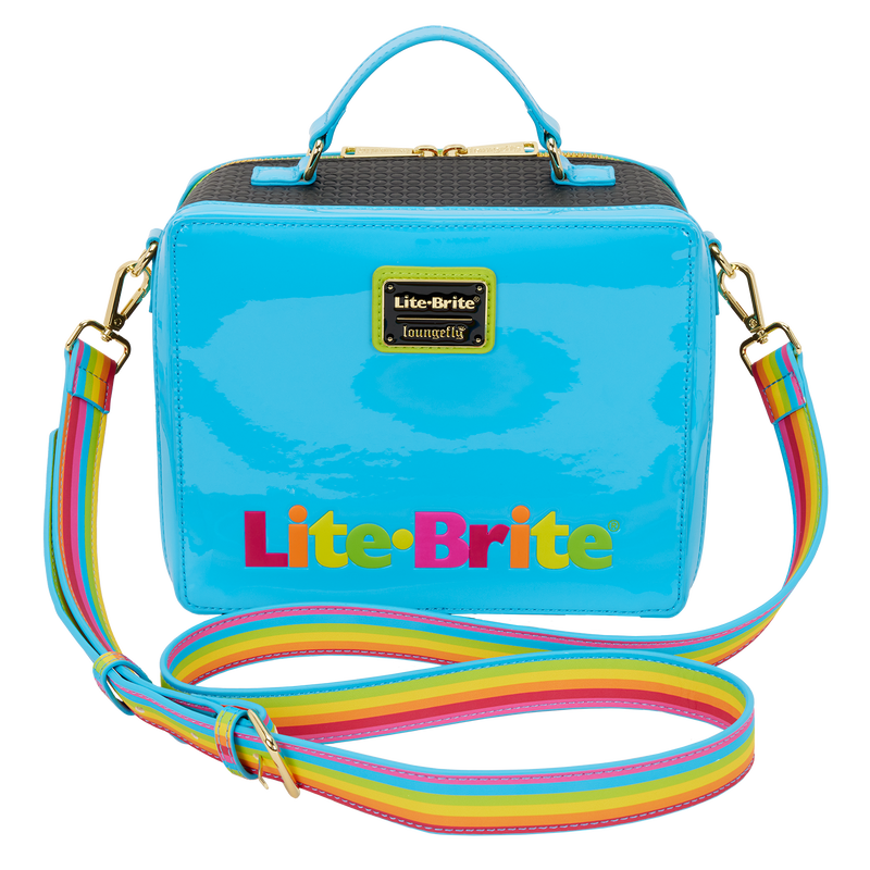 Loungefly Hasbro Lite-Brite Lenticular Glow Crossbody Bag with Coin Bag