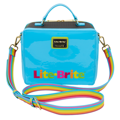 Loungefly Hasbro Lite-Brite Lenticular Glow Crossbody Bag with Coin Bag